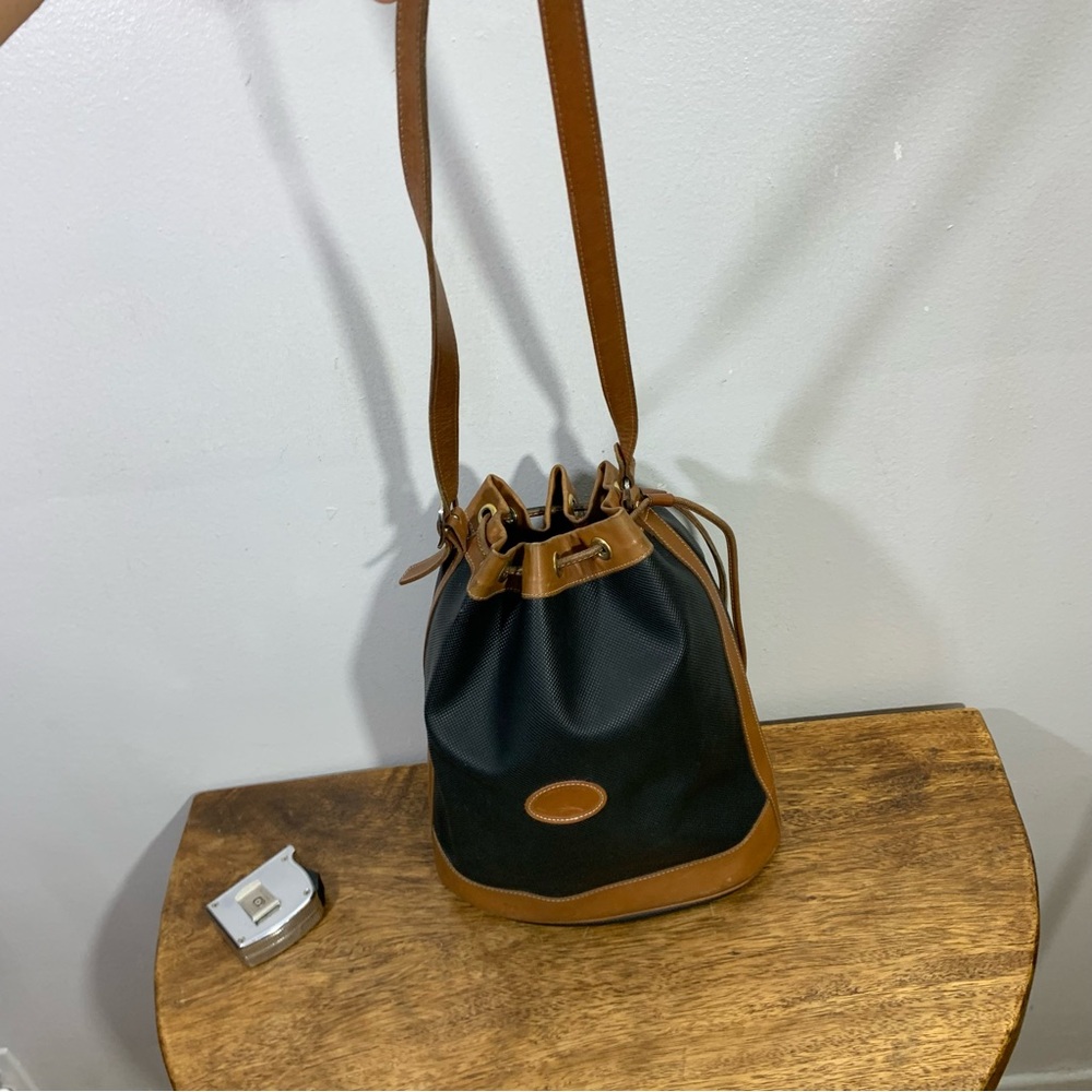 Longchamp Black and Brown Crossbody Bag - Picture 3 of 11